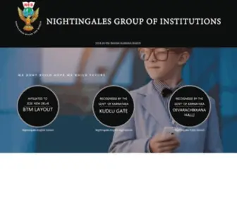 Nightingalesschool.com(Nightingales Group of Institutions) Screenshot