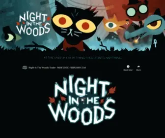 Nightinthewoods.com(Night in the Woods) Screenshot