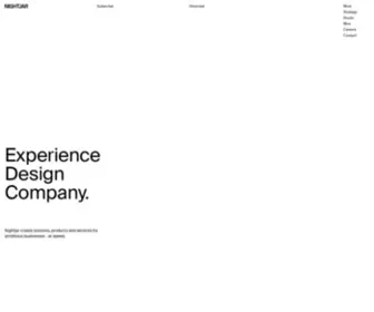 Nightjar.co(Experience Design Company) Screenshot