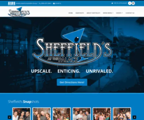 Nightlifefernandina.com(Sheffield's at The Palace) Screenshot