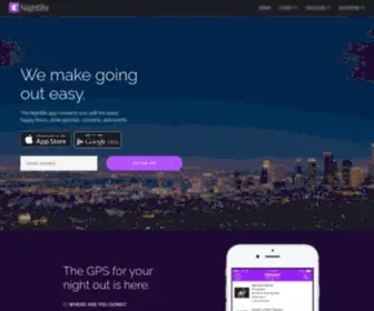 Nightlifetonight.com(Nightlife) Screenshot