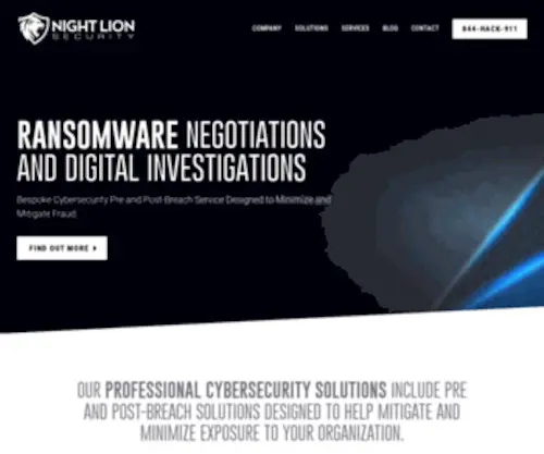 Nightlion.com(Welcome) Screenshot