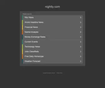 Nightly.com(Your NIGHTLY Expert Since 1998) Screenshot