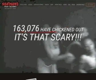 Nightmaresfearfactory.com(Nightmares Fear Factory) Screenshot