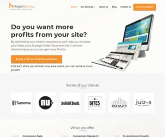 Nightmonkey.nl(Conversion & Growth Optimization Agency) Screenshot