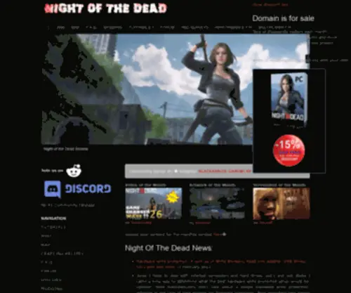 Nightofthedead.org(Night of the Dead Community) Screenshot