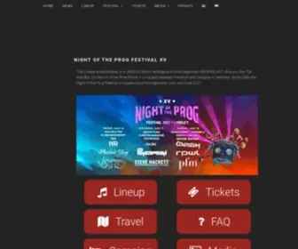 Nightoftheprogfestival.com(Night of the Prog Festival) Screenshot