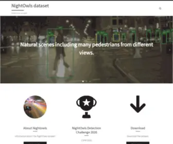 Nightowls-Dataset.org(Pedestrians at night) Screenshot