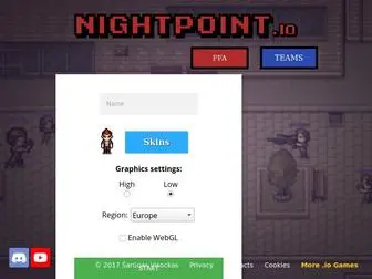 Nightpoint.io(Fast paced online shooter game) Screenshot