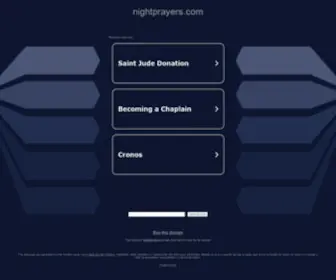 Nightprayers.com(Nightprayers) Screenshot