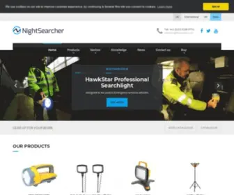 Nightsearcher.co.uk(Searchlights) Screenshot