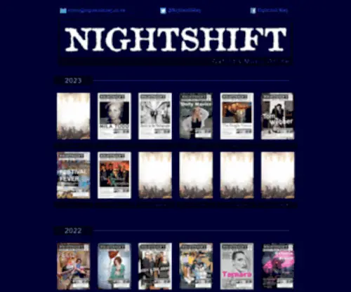 Nightshiftmag.co.uk(Oxford's Music Online) Screenshot