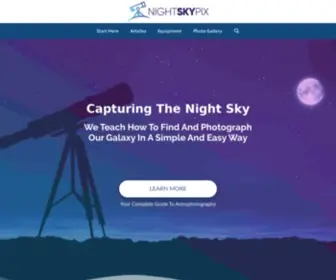 Nightskypix.com(Night Sky Pix) Screenshot