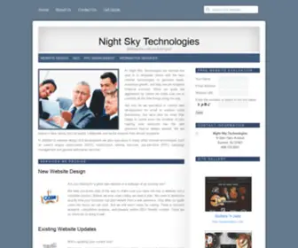 Nightskytech.com(Making the web work for you) Screenshot