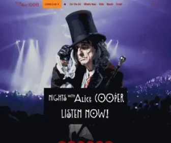 Nightswithalicecooper.com(Nights with Alice Cooper) Screenshot