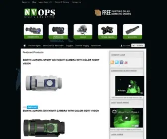 Nightvisionops.com(Night Vision Ops) Screenshot