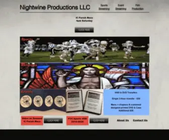 Nightwineproductions.net(New Main) Screenshot