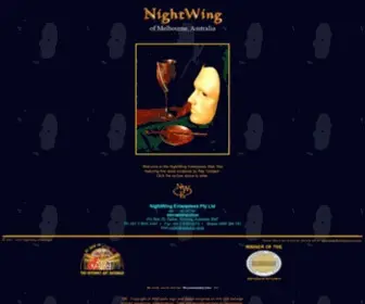 Nightwing.com.au(NightWing Fine Art Studio Gallery) Screenshot