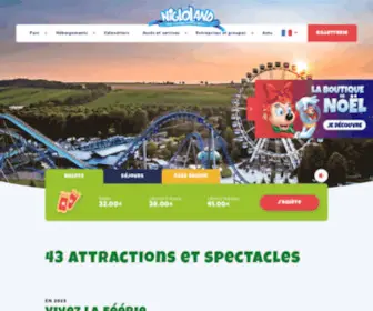 Nigloland.com(Nigloland, parc d'attractions pour la famille dans l'Aube en Champagne) Screenshot