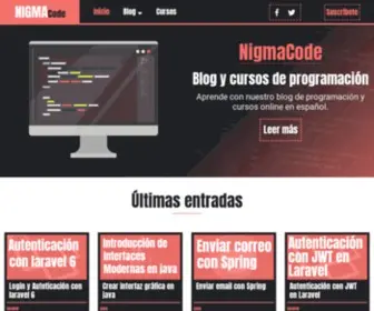 Nigmacode.com(Desarrollo Web) Screenshot