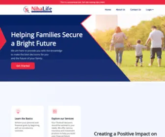 Nihalife.com(NihaLife-Insurance and Financial Solutions) Screenshot