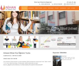 Nihankizyurdu.com(Ankara Kız Öğrenci Yurdu) Screenshot