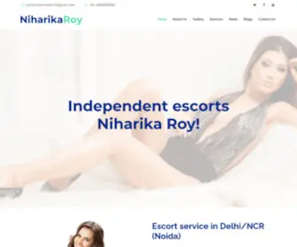 Niharikaroy.com(Real independent noida escorts & call girls agency) Screenshot