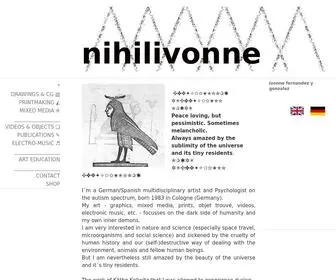 Nihilivonne.com(Ivonne Fernández y González) Screenshot