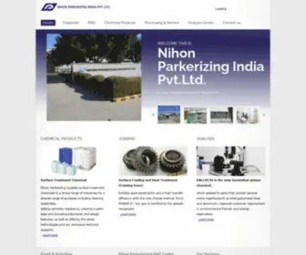 Nihonparker.in(Nihon Parkerizing India Pvt) Screenshot