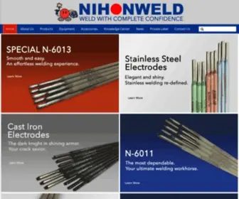 Nihonweld.com(Nihonweld industrial welding supplies) Screenshot