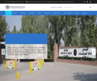 Nih.org.pk(Nih) Screenshot