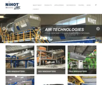 Nihot.nl(Nihot Recycling Technology) Screenshot