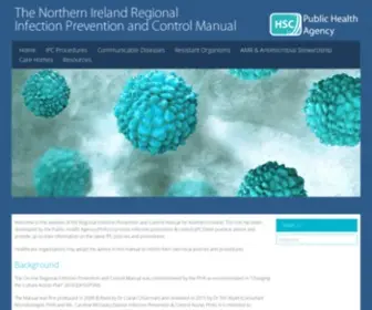 Niinfectioncontrolmanual.net(PHA Infection Control) Screenshot