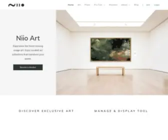 Niio.com(Experience the finest moving image art) Screenshot