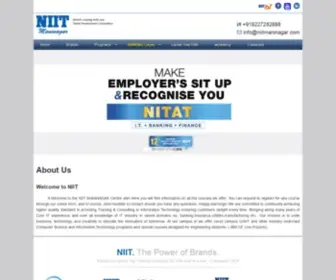 Niitmaninagar.com(NIIT Maninagar) Screenshot