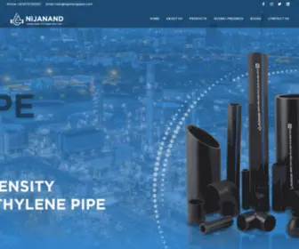 Nijanandpipes.com(Nijanand Pipes & Fittings) Screenshot