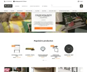 NijHof-Baarn.nl(Woonwarenhuis Nijhof) Screenshot