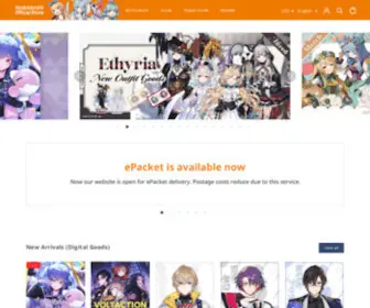 Nijisanji-Store.com(NIJISANJI EN Official Store) Screenshot