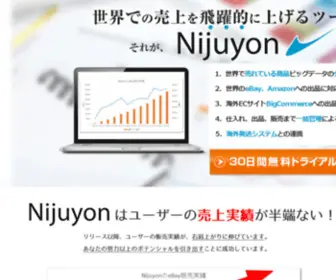 Nijuyon.com(世界での売上を飛躍的に上げるツール) Screenshot