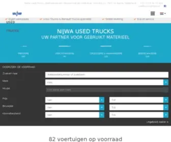 NijWausedtrucks.nl(Actuele voorraad) Screenshot