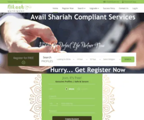 Nikaah.net(Nikaah Matrimony) Screenshot