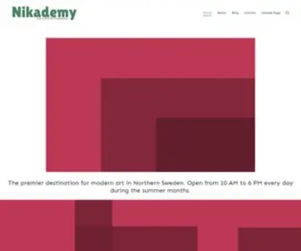 Nikademy.com(EDUCATIONAL FRONT) Screenshot