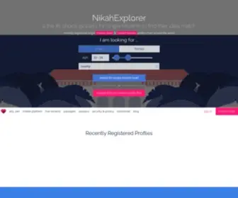 Nikahexplorer.com(Nikahexplorer) Screenshot