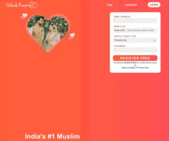 Nikahforever.com(Muslim Matrimony) Screenshot