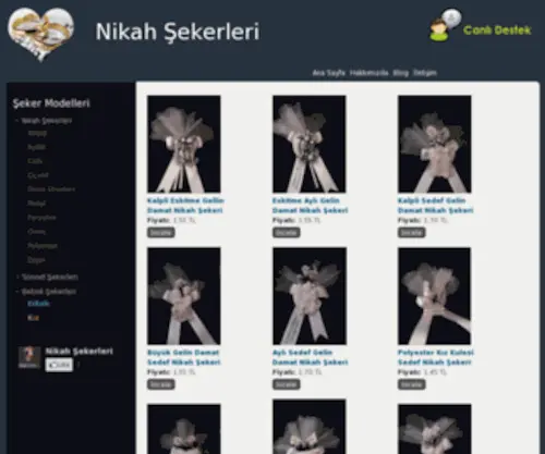 Nikahsekerist.com(Nikah Şekeri) Screenshot