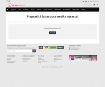 Nikasport.eu(Professional equipment for rhythmic gymnastics from world TOP brands Sasaki and Pastorelli) Screenshot