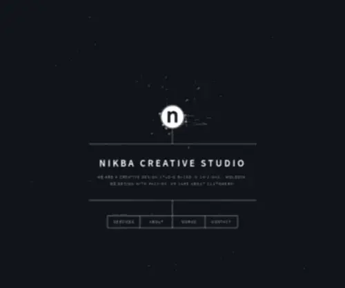 Nikba.com(We are a creative design studio based in Chisinau) Screenshot