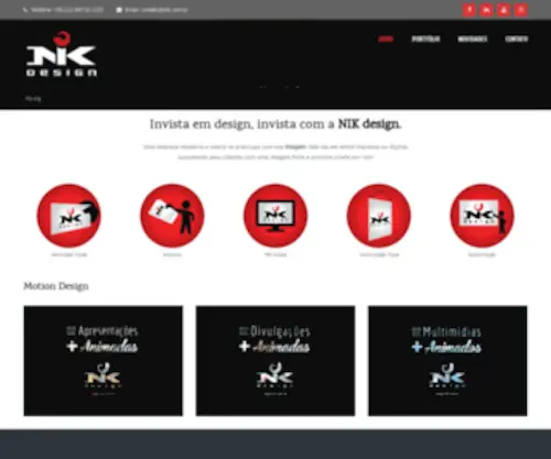 Nik.com.br(NIK design) Screenshot