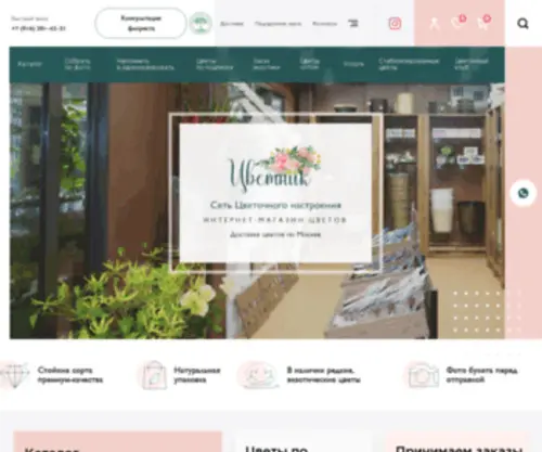 NikcVetnik.ru(Большой выбор цветов и букетов в наличии и на заказ) Screenshot