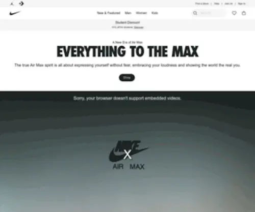 Nike.ca(Nike.com (CA)) Screenshot